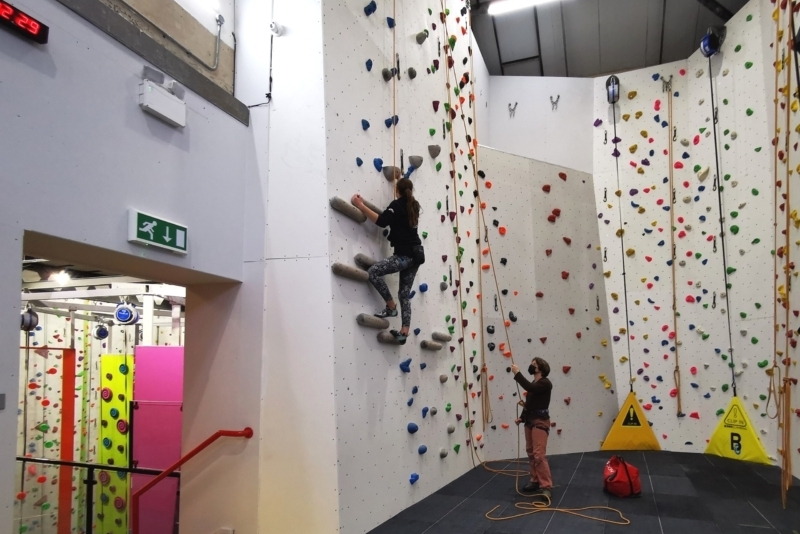 Novice climbing area