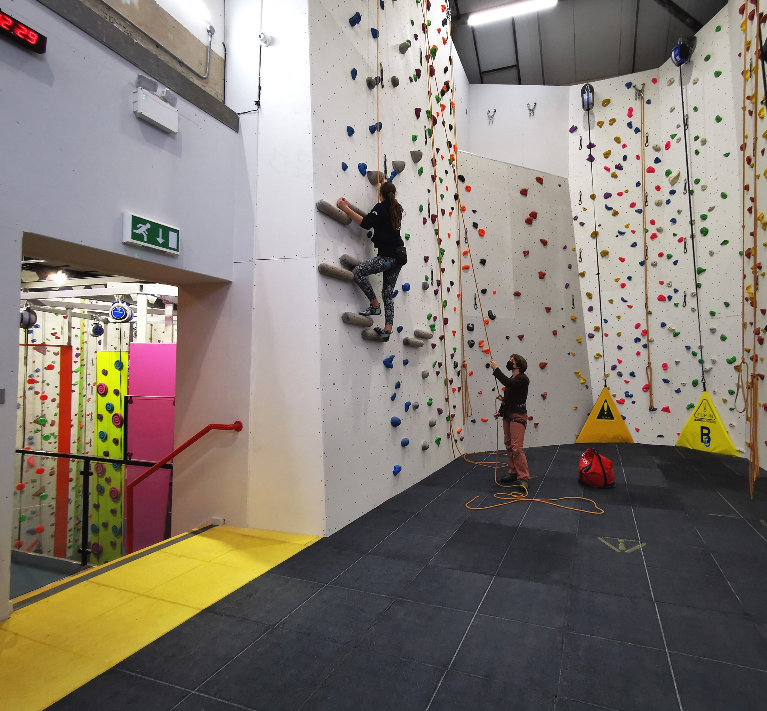 Novice climbing area