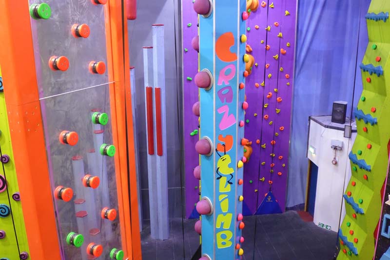 CrazyClimb at Beacon Climbing Centre, Caernarfon, North Wales CrazyClimb at Beacon Climbing Centre, Caernarfon, North Wales