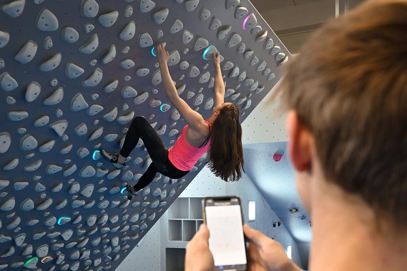 Climbing Training at Beacon Climbing Centre, North Wales