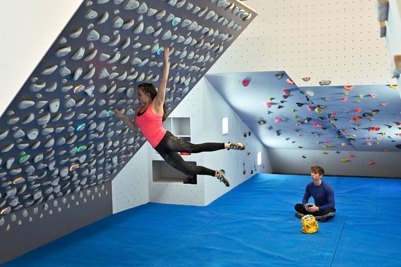 Climbing Training at Beacon Climbing Centre, North Wales